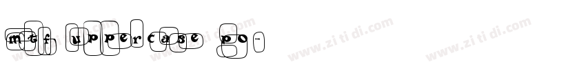MTF Uppercase Po字体转换